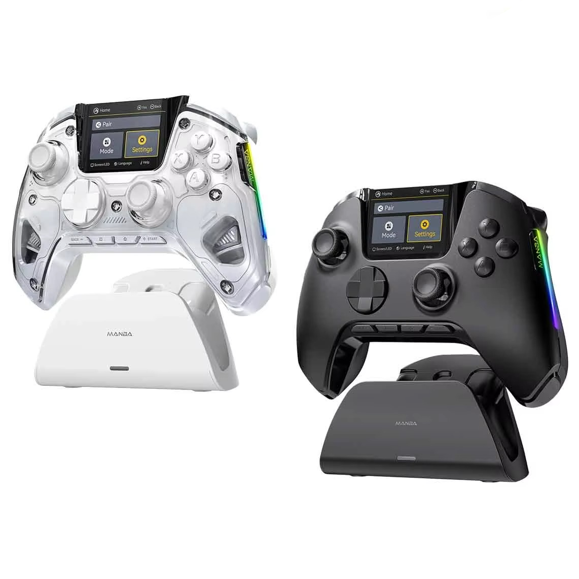 Rechargeable Mobile Gaming Pad with Touchscreen and PC Connectivity