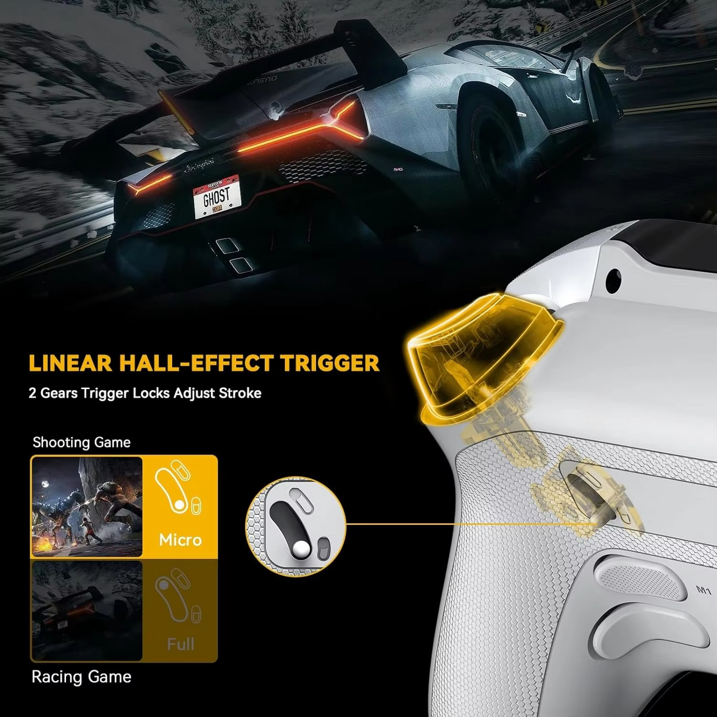 Rechargeable Mobile Gaming Pad with Touchscreen and PC Connectivity