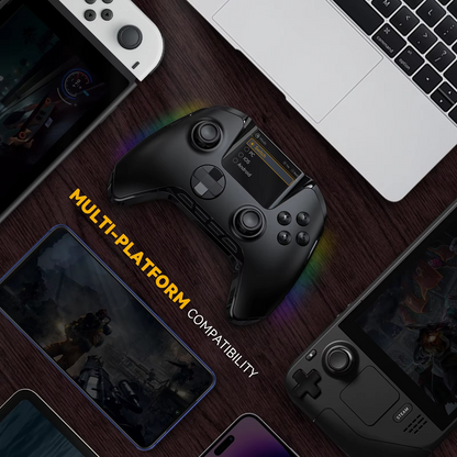 Rechargeable Mobile Gaming Pad with Touchscreen and PC Connectivity