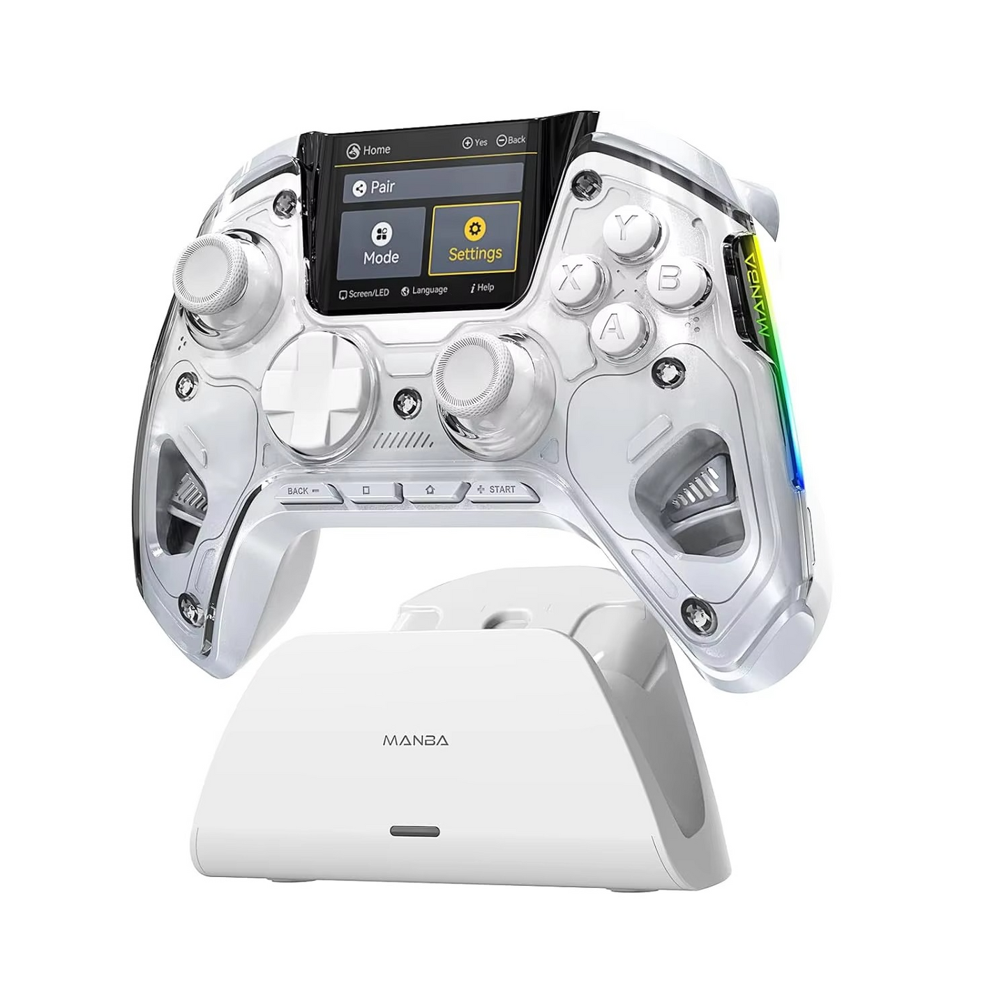 Rechargeable Mobile Gaming Pad with Touchscreen and PC Connectivity