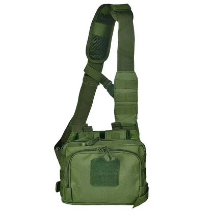 Practical Shooting Bag with Double Mag Pouch and Sling Strap - Hehif