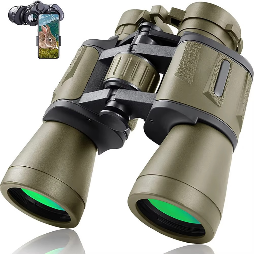 High Quality 20x50 Waterproof Binoculars with Phone Adapter