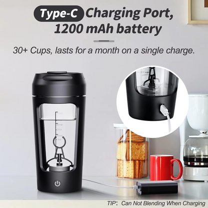 Insulated Portable Blender Bottle 22oz Rechargeable Mixer Cup