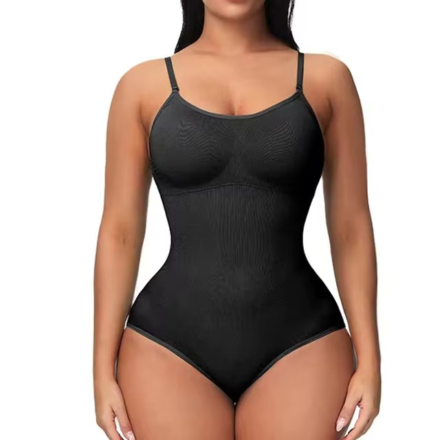 Sleek V Neck Shapewear Bodysuit for Women