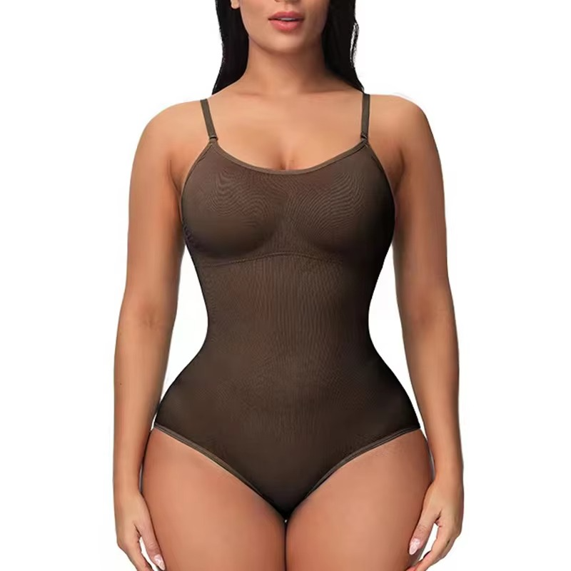 Sleek V Neck Shapewear Bodysuit for Women - Hehif