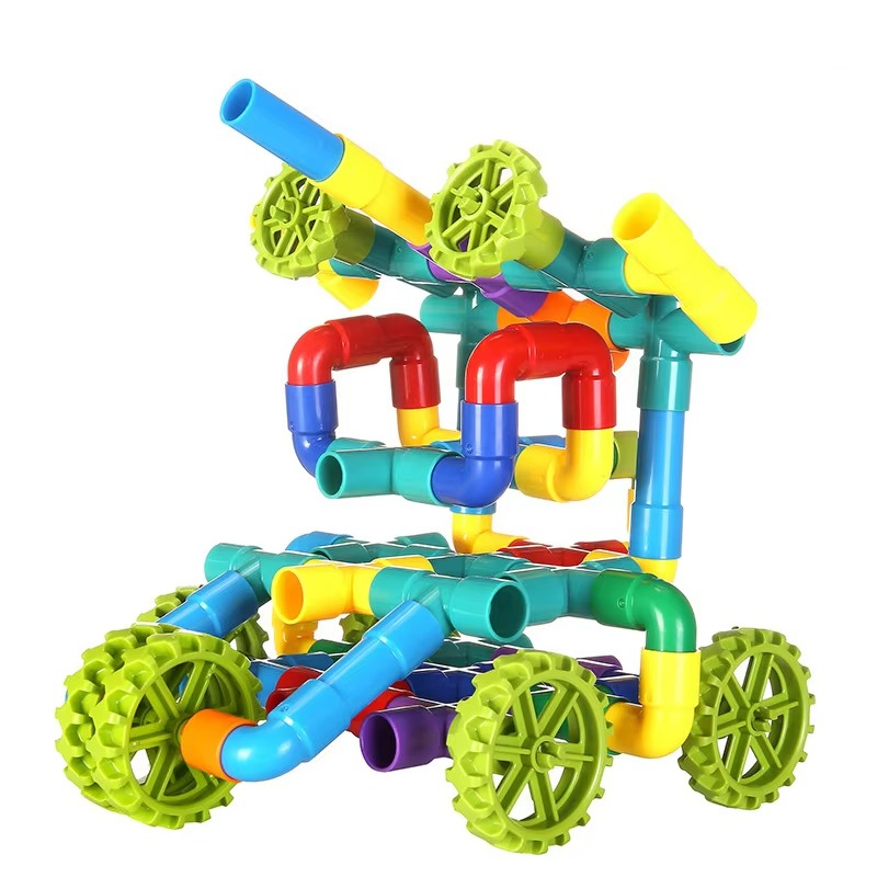 Fun Pipe Fitting Water Play Building Set - Hehif