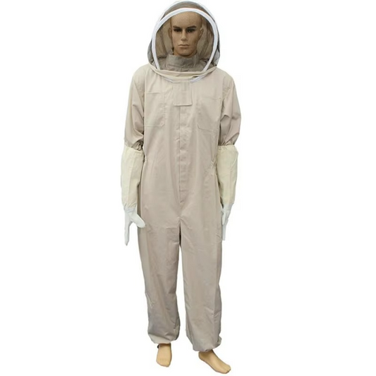 Breathable Complete Beekeeper Suit with Safety Gloves - Hehif