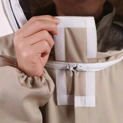 Breathable Complete Beekeeper Suit with Safety Gloves