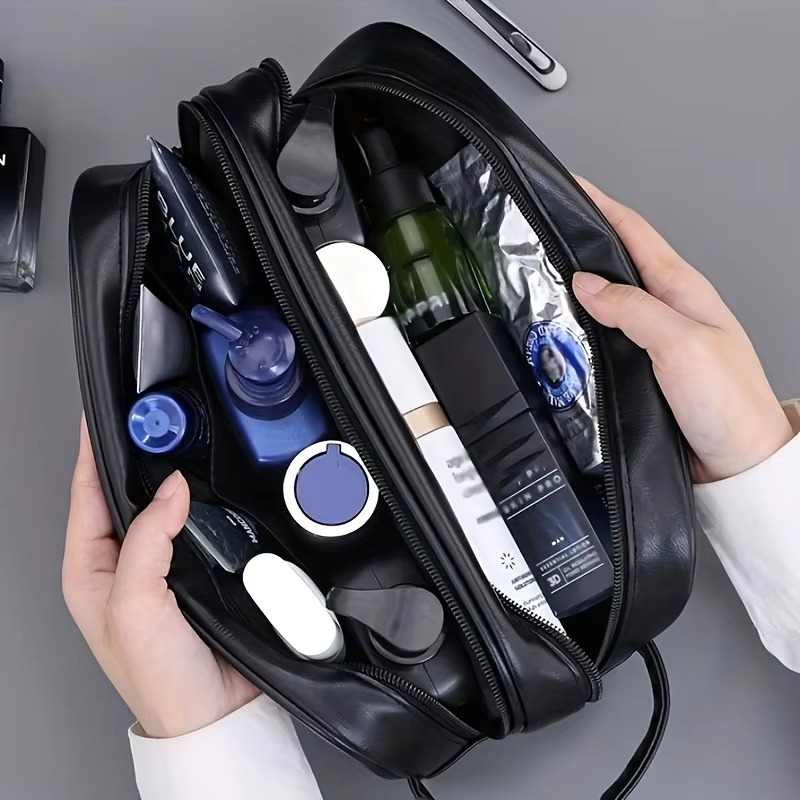 Compact Travel Toiletry Case for Men and Women