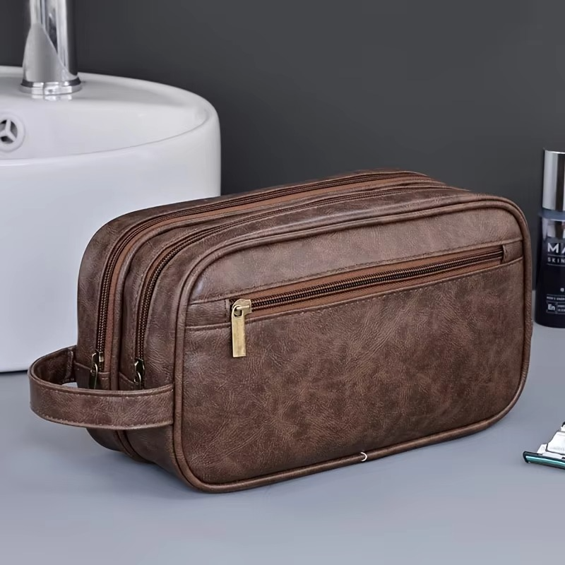 Compact Travel Toiletry Case for Men and Women