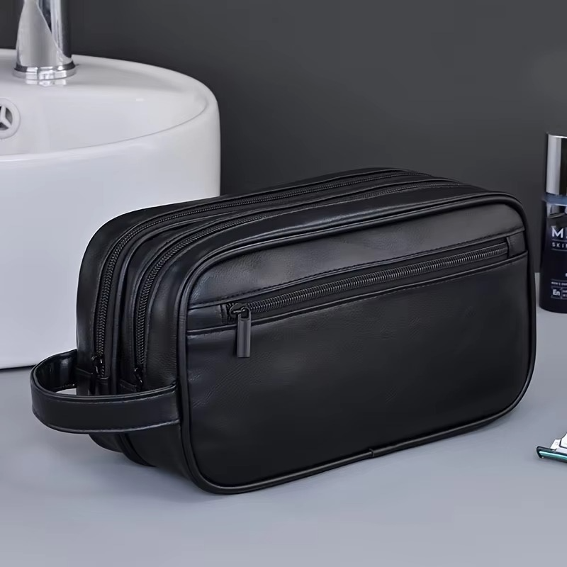 Compact Travel Toiletry Case for Men and Women