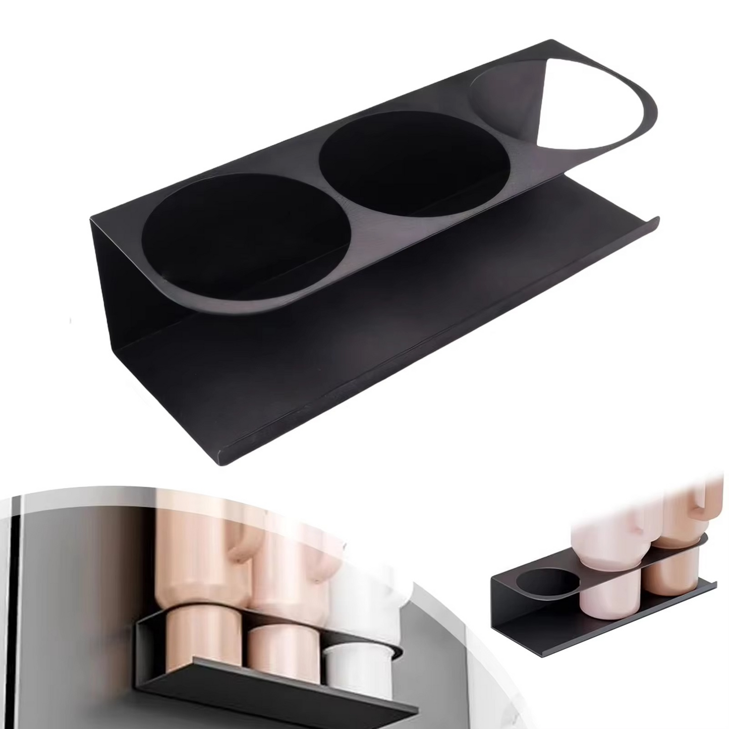 Strong Fridge Magnet Bottle Holder and Storage Rack - Hehif