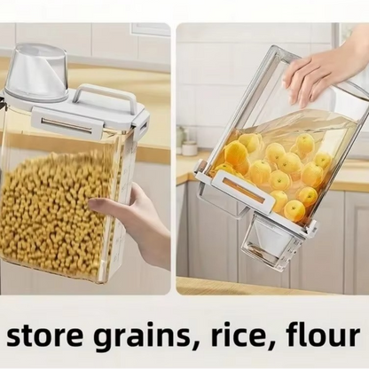 Large Airtight Kitchen Storage Bin for Dry Foods