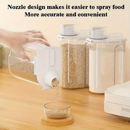 Large Airtight Kitchen Storage Bin for Dry Foods