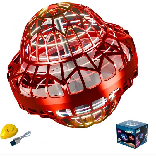 Colorful Mini Drone Toy with Lights, Automatic Hover Ball - Hehif