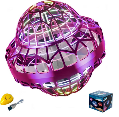 Colorful Mini Drone Toy with Lights, Automatic Hover Ball