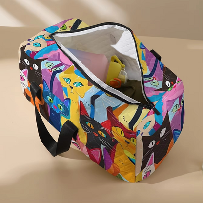 Compact Water Resistant Crossbody Travel Sling Bag