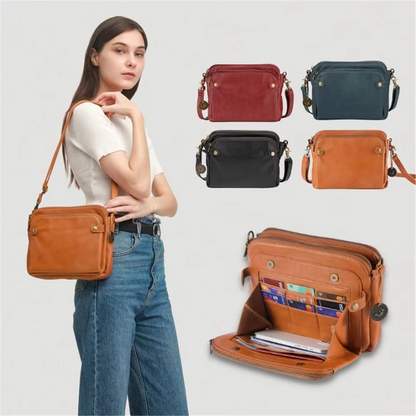 Stylish Big Leather Cross Body Handbag for Ladies