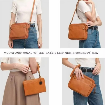 Stylish Big Leather Cross Body Handbag for Ladies
