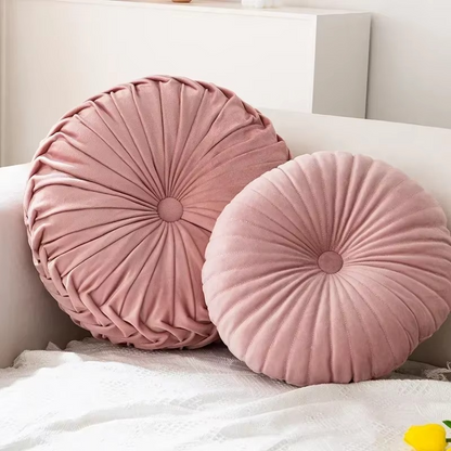 Plush Autumn Pillow Soft Round Cushion for Home Decor