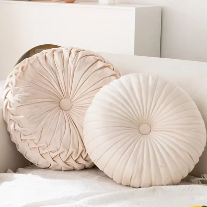 Plush Autumn Pillow Soft Round Cushion for Home Decor