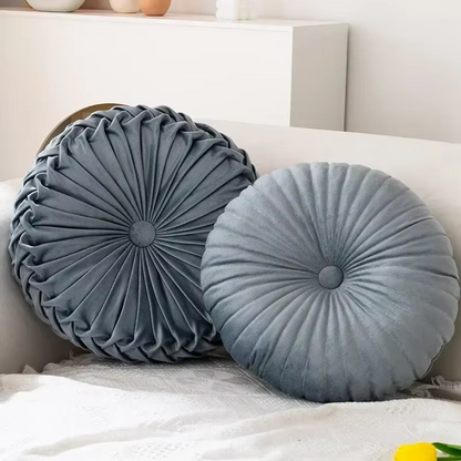 Plush Autumn Pillow Soft Round Cushion for Home Decor