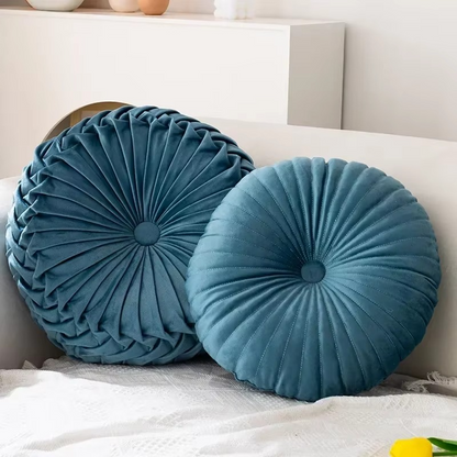 Plush Autumn Pillow Soft Round Cushion for Home Decor