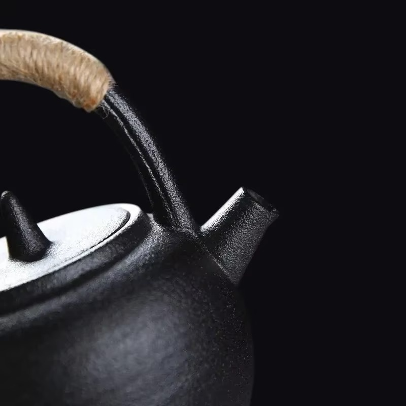 Small Traditional Japanese Ceramic Tea Pot 6.8oz