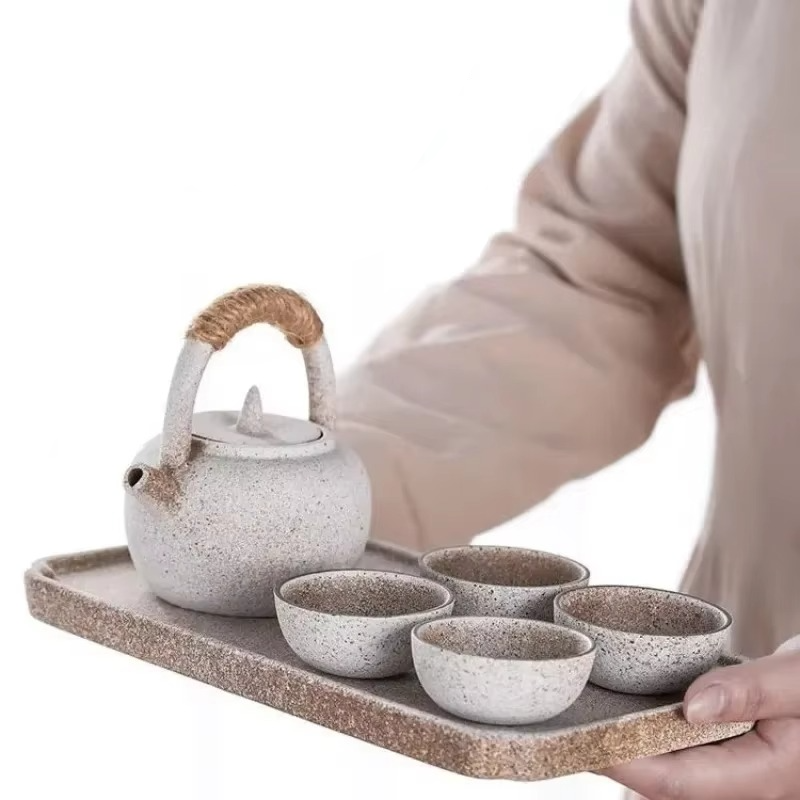 Small Traditional Japanese Ceramic Tea Pot 6.8oz