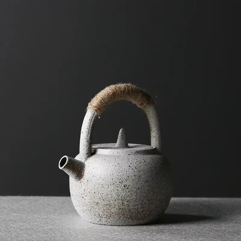 Small Traditional Japanese Ceramic Tea Pot 6.8oz