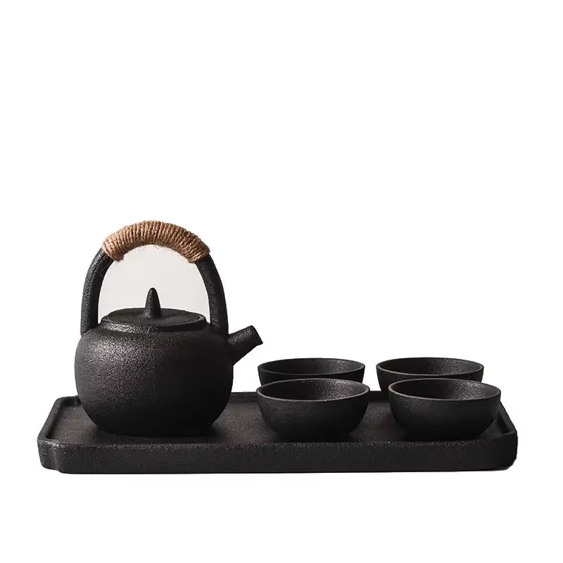 Small Traditional Japanese Ceramic Tea Pot 6.8oz