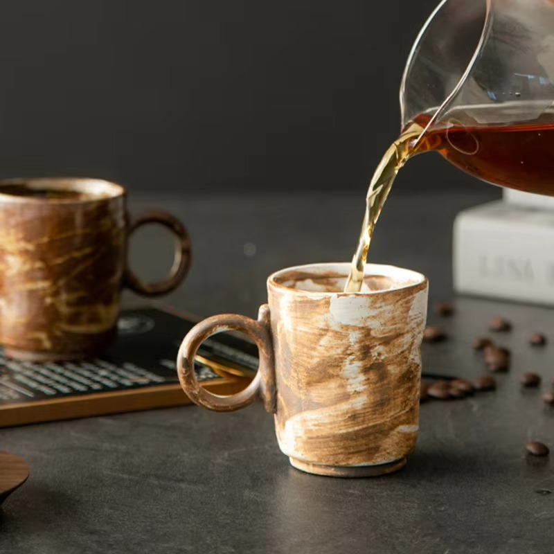 Vintage Style Ceramic Coffee Mug