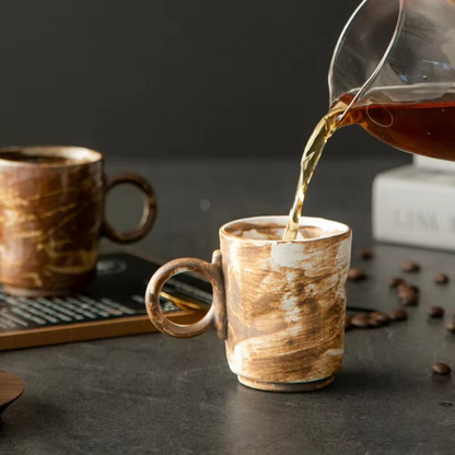 Vintage Style Ceramic Coffee Mug
