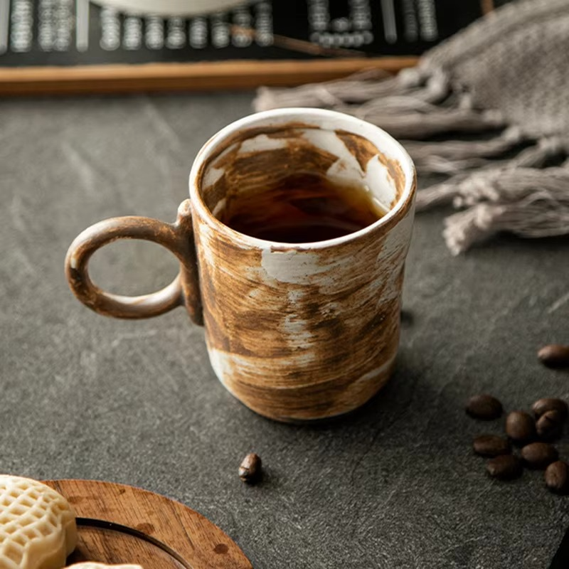 Vintage Style Ceramic Coffee Mug