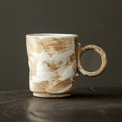Vintage Style Ceramic Coffee Mug