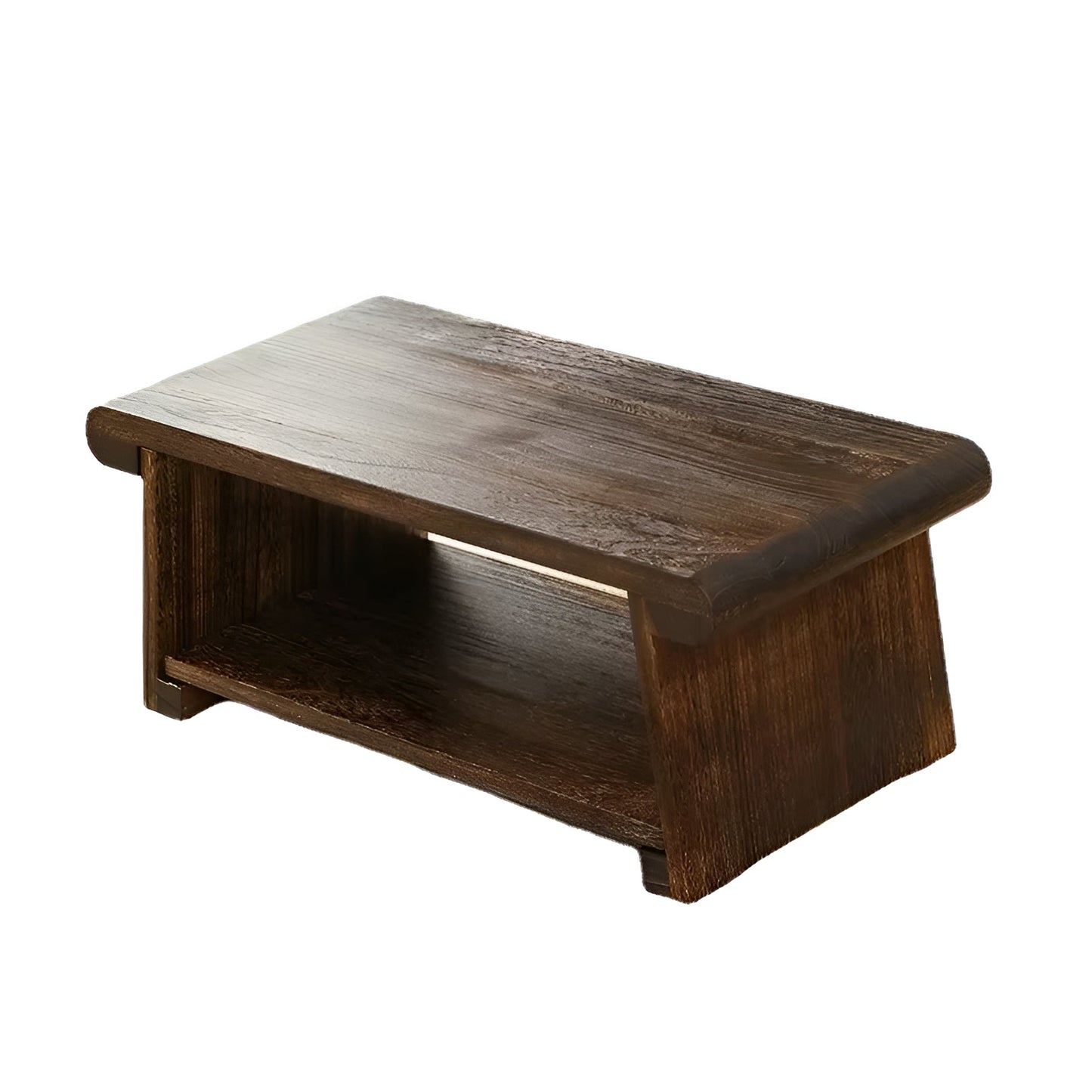 Portable Wooden Folding Table, Asian Style Desk with Natural Design