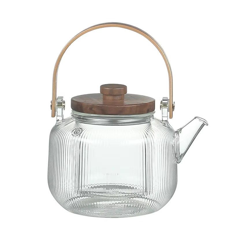 Clear Glass Tea Infuser Set with Cups