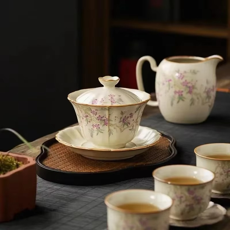 Classic Big Stoneware Tea Infusion Mug Set