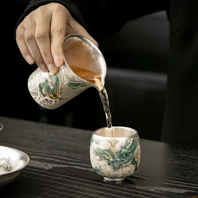 Sterling Silver Teapot Bowl with Lid