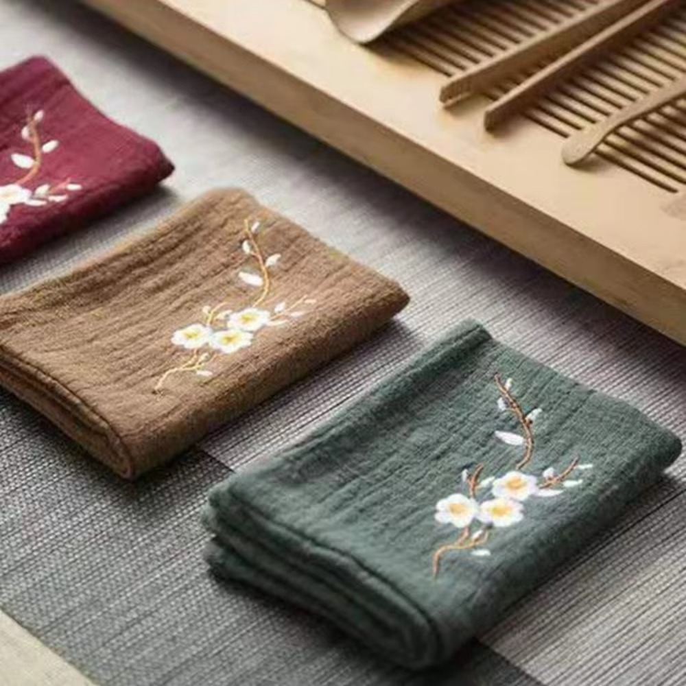 Luxury Textile Kitchen Tea Towel with Elegant Stitching