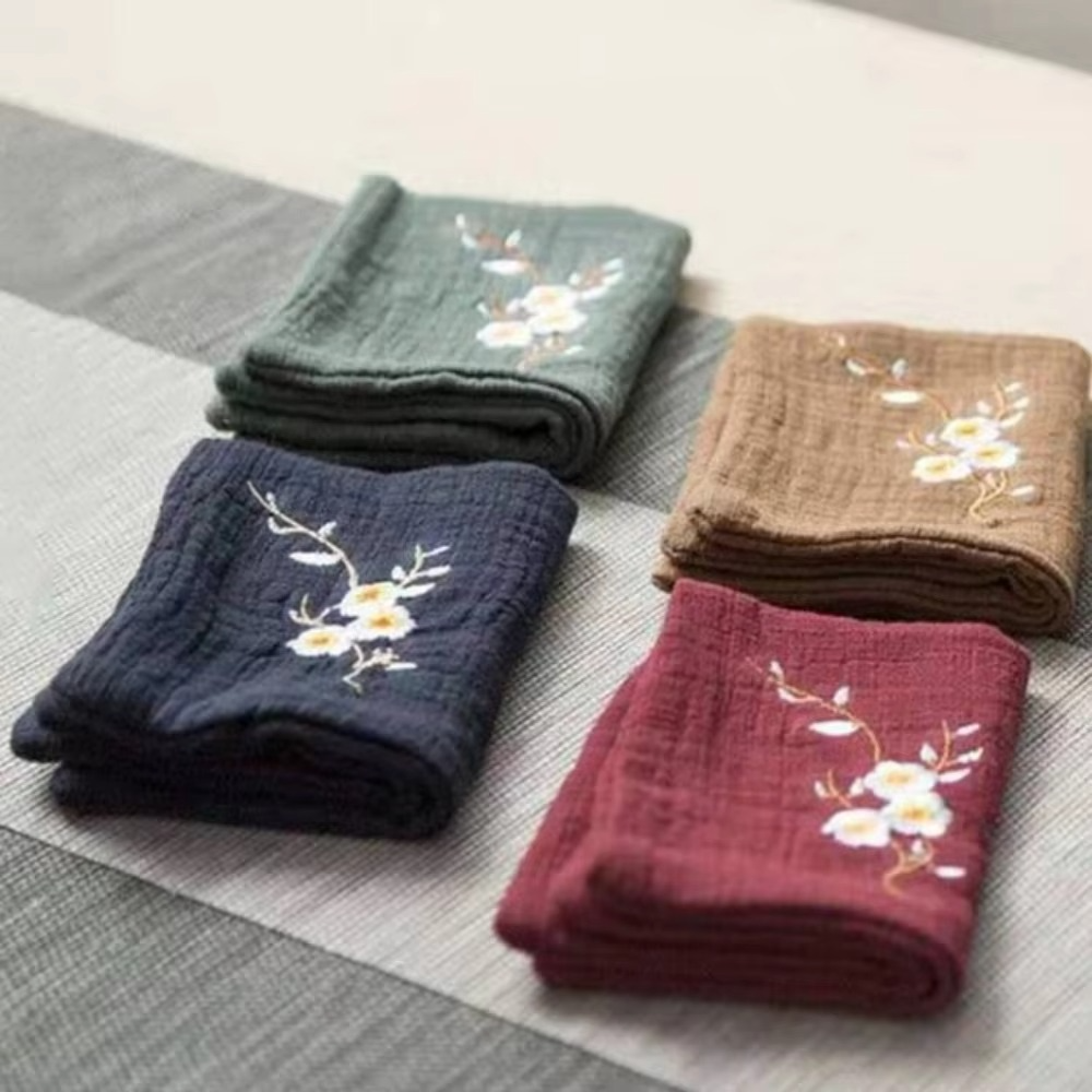 Luxury Textile Kitchen Tea Towel with Elegant Stitching