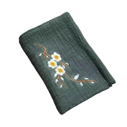 Luxury Textile Kitchen Tea Towel with Elegant Stitching - Hehif