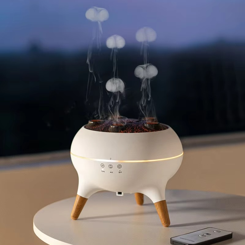 Compact Cool Mist Ultrasonic Desk Humidifier with Remote