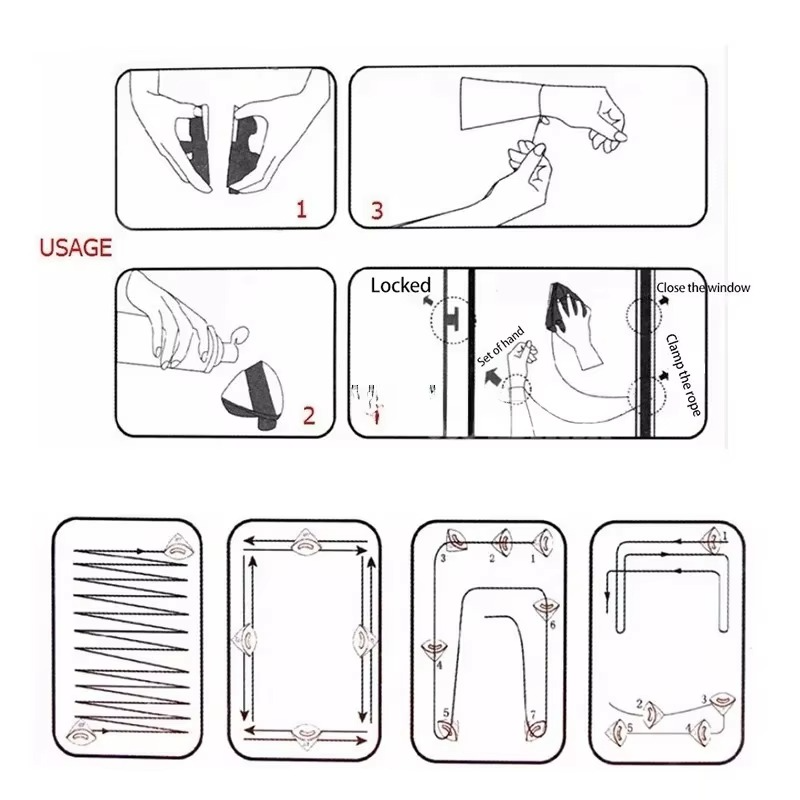 Powerful Window Glass Cleaning Tool Brush