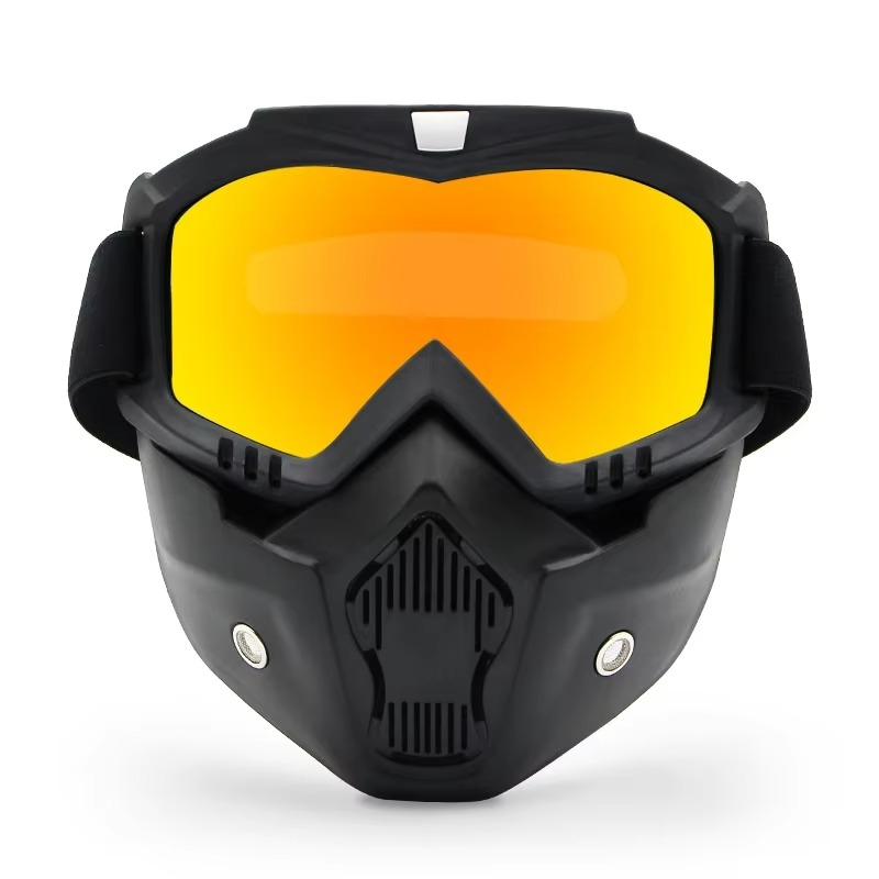 Protective Adjustable Bike Goggles with Ventilated Face Shield