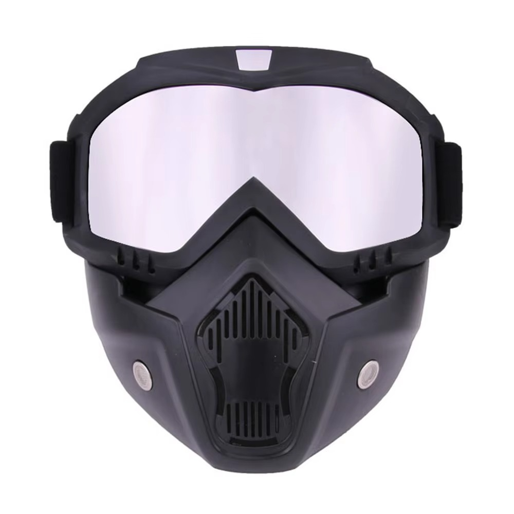 Protective Adjustable Bike Goggles with Ventilated Face Shield