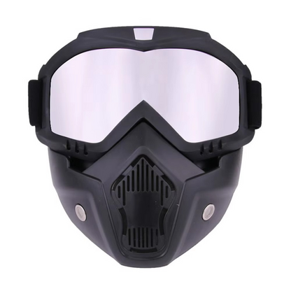 Protective Adjustable Bike Goggles with Ventilated Face Shield