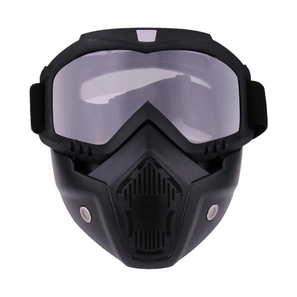 Protective Adjustable Bike Goggles with Ventilated Face Shield