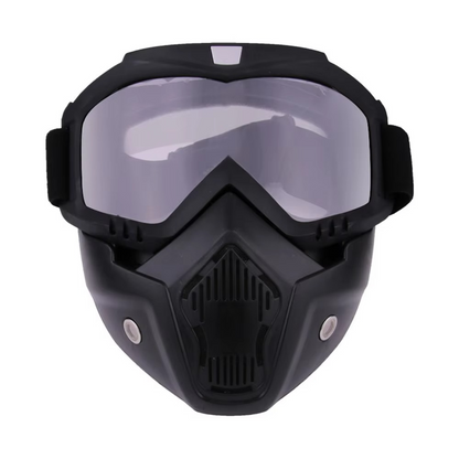Protective Adjustable Bike Goggles with Ventilated Face Shield