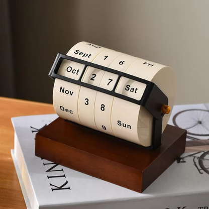 Daily Flip Desk Calendar with Rotating Date Display